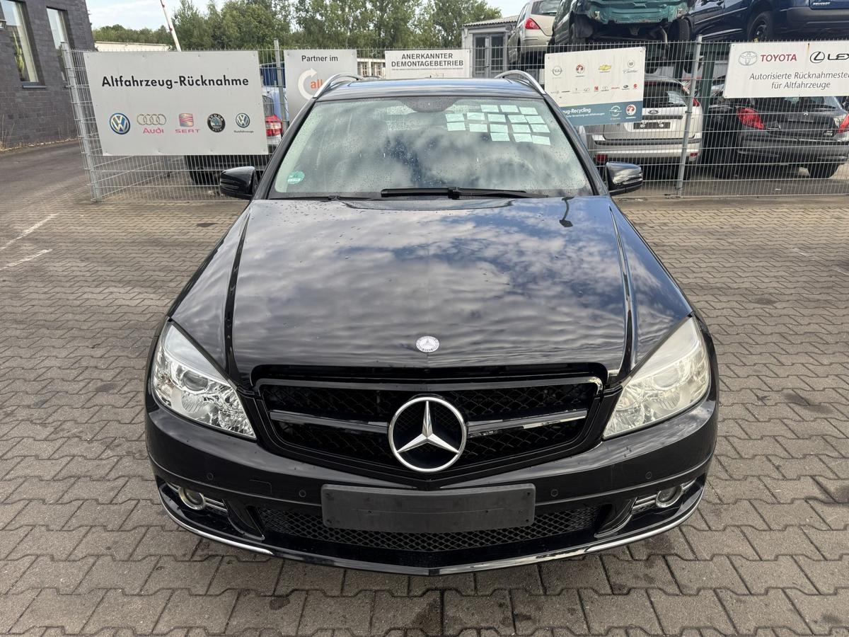 Mercedes C Klasse 204 original Sto&szlig;stange Stossf&auml;nger vorn 197 Obsidianschwarz Bj.2009